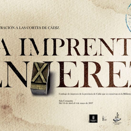 Cartel imprenta en Jerez